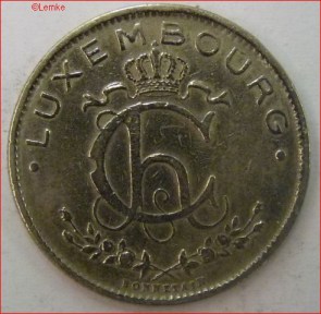 Luxemburg KM 35-1924 voor